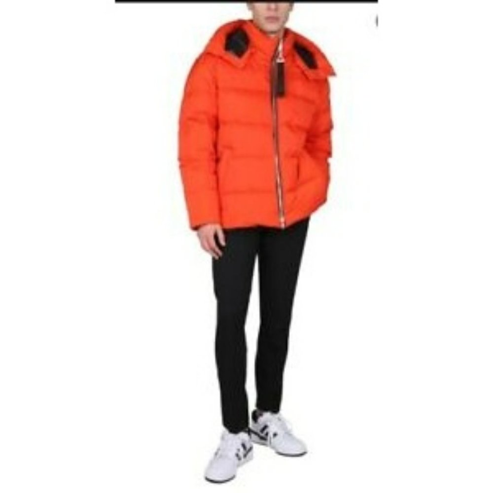 NWOT Moose Knuckles Safety Orange Mcaskill Power Puff Jacket, Men's Large